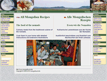 Tablet Screenshot of mongolfood.info